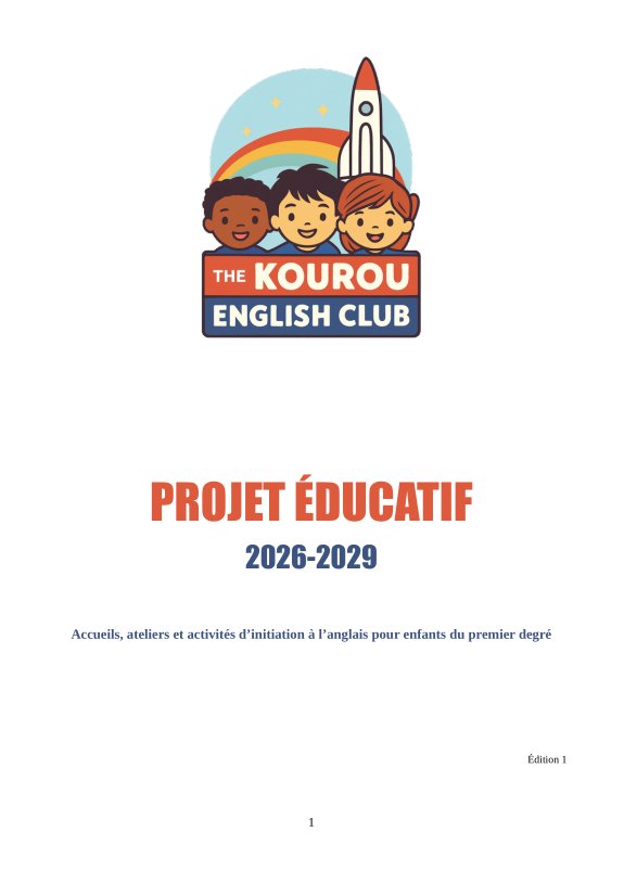 Aperçu du projet éducatif